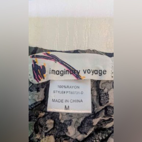 Adorable Animal Print Blue & Tan Leopard Strapless Dress With Pockets - Picture 4 of 4